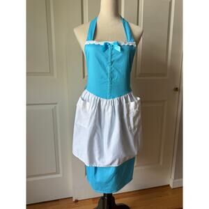 Beauty and the Beast Belle Blue Village Dress Apron One Size Disney Bounding